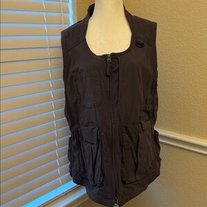Duluth Trading Women's Heirloom Gardening Vest Size Large Dark Gray